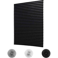 HKM-302163 Self-Adhesive Pleated Roller Shades - Full Shading & Half Shading Options in Various Colors and Sizes