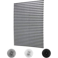 HKM-302163 Self-Adhesive Pleated Roller Shades - Full Shading & Half Shading Options in Various Colors and Sizes