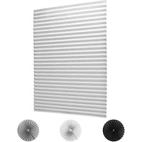 HKM-302163 Self-Adhesive Pleated Roller Shades - Full Shading & Half Shading Options in Various Colors and Sizes