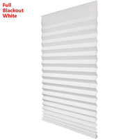 HKM-302163 Self-Adhesive Pleated Roller Shades - Full Shading & Half Shading Options in Various Colors and Sizes