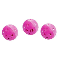 HKM-302227 Pet cat toy hollow ball pet plastic ball
