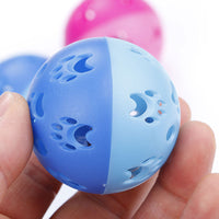 HKM-302227 Pet cat toy hollow ball pet plastic ball