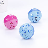 HKM-302227 Pet cat toy hollow ball pet plastic ball