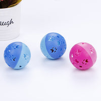 HKM-302227 Pet cat toy hollow ball pet plastic ball