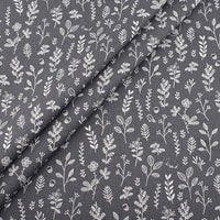 HKM-302291 Cotton Twill Floral Fabric Set - 8 Pieces of Printed Home Textile Material