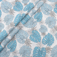 HKM-302291 Cotton Twill Floral Fabric Set - 8 Pieces of Printed Home Textile Material