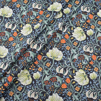 HKM-302291 Cotton Twill Floral Fabric Set - 8 Pieces of Printed Home Textile Material
