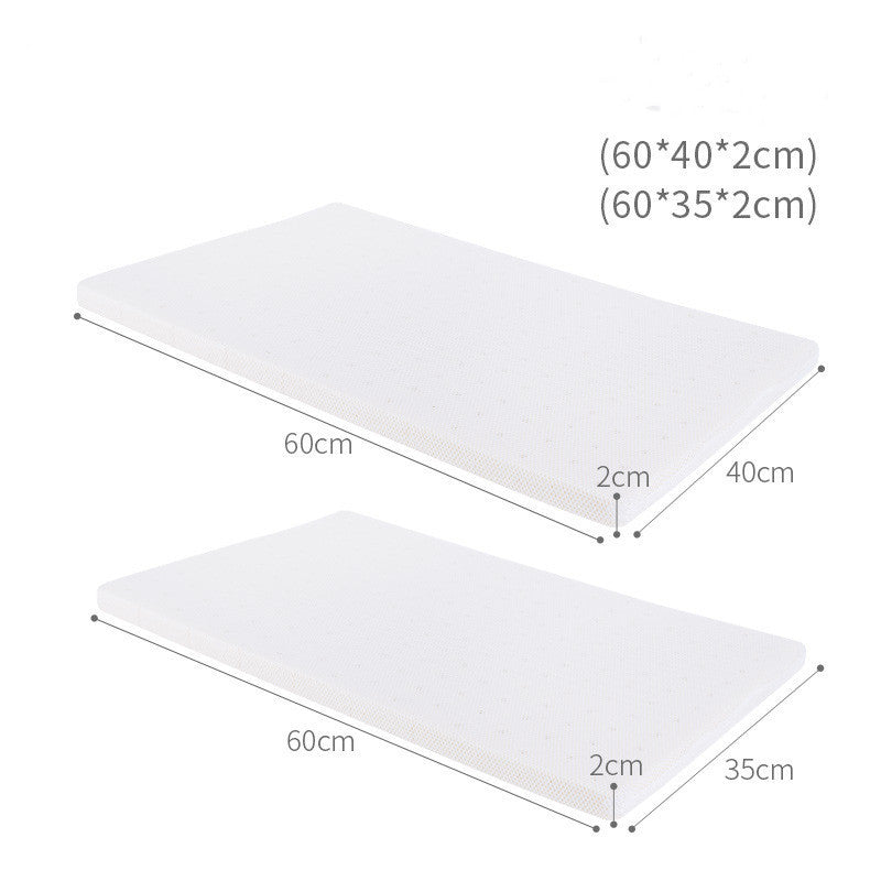KTX-302291 Natural Latex Heightening Pillow Pad - Breathable Cotton Cover, Comfortable Support, 60x40cm / 60x35cm
