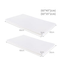 HKM-302291 Natural Latex Heightening Pillow Pad - Breathable Cotton Cover, Comfortable Support, 60x40cm / 60x35cm