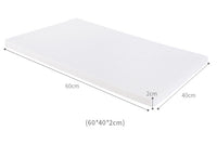 HKM-302291 Natural Latex Heightening Pillow Pad - Breathable Cotton Cover, Comfortable Support, 60x40cm / 60x35cm