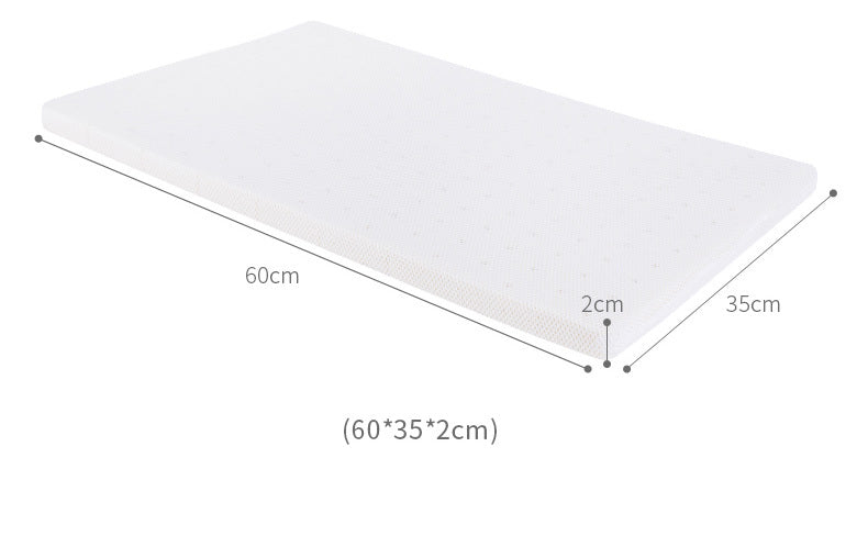 KTX-302291 Natural Latex Heightening Pillow Pad - Breathable Cotton Cover, Comfortable Support, 60x40cm / 60x35cm