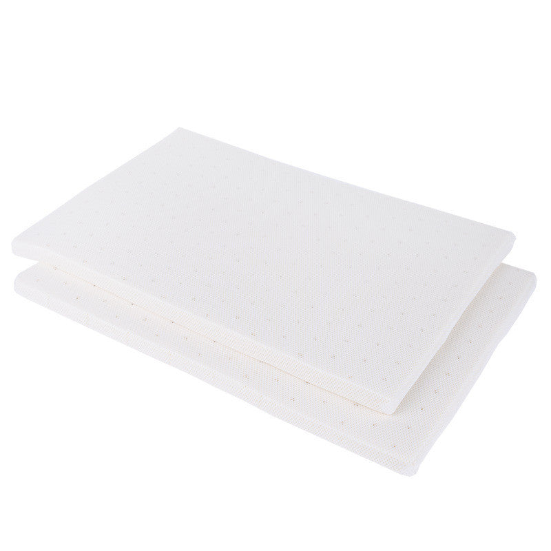 KTX-302291 Natural Latex Heightening Pillow Pad - Breathable Cotton Cover, Comfortable Support, 60x40cm / 60x35cm