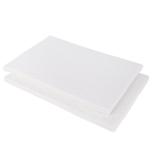 KTX-302291 Natural Latex Heightening Pillow Pad - Breathable Cotton Cover, Comfortable Support, 60x40cm / 60x35cm