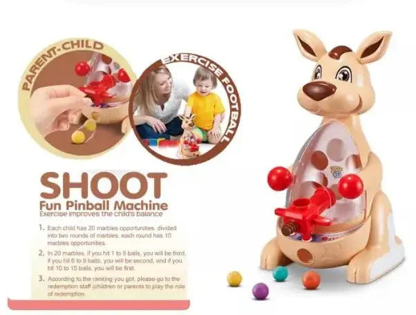 HKM-302419 Shooting Game Toy for Kids, EPT Pinball Machine Arcade Style, Ages 2-13