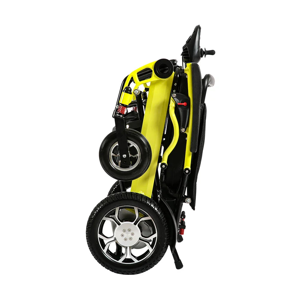 KTX-302483 Electric Rehabilitation Wheelchair with Removable Battery, Aluminium Alloy Frame, Max Load 120 kg, Driving Range 10-15 km