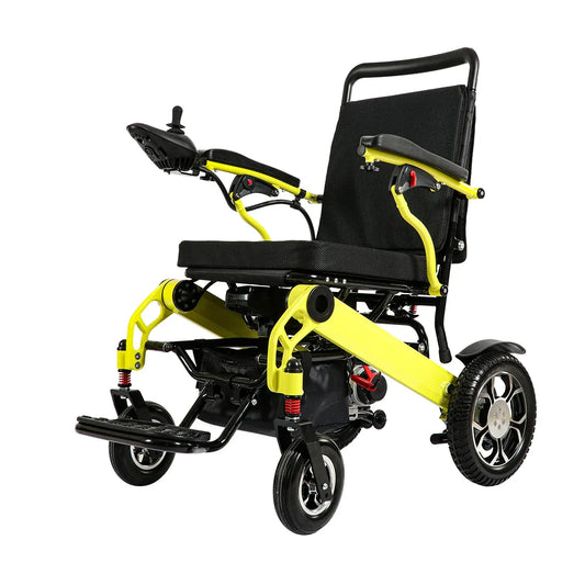 KTX-302483 Electric Rehabilitation Wheelchair with Removable Battery, Aluminium Alloy Frame, Max Load 120 kg, Driving Range 10-15 km