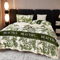 HKM-302611 Cozy Cotton Fleece Blanket in Various Patterns and Sizes for All Seasons
