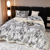 HKM-302611 Cozy Cotton Fleece Blanket in Various Patterns and Sizes for All Seasons