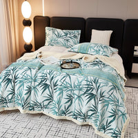 HKM-302611 Cozy Cotton Fleece Blanket in Various Patterns and Sizes for All Seasons