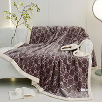 HKM-302611 Cozy Cotton Fleece Blanket in Various Patterns and Sizes for All Seasons