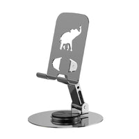 HKM-302675 Universal Folding Metal Cellphone Holder - Adjustable Stand for All Devices