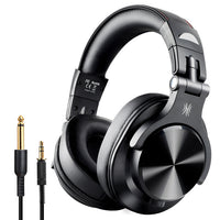 HKM-302675 Wireless Bluetooth Headset with Built-in Monitor - 5.0 Technology, 40mm Speaker, Dual Audio Cables Included