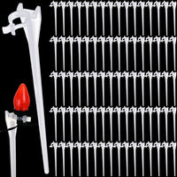 HKM-302803 Christmas Light Stakes for C7/C9 String Lights - 400 Durable Black Plastic Yard Stakes, 7.5 Inches High