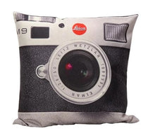 HKM-302995 Super Soft 3D Printing Camera Pillow Case - 45x45 cm Cushion Cover for Sofa & Bed