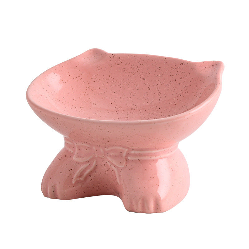 HKM-303123 Eco-Friendly Porcelain Anti-Upset Pet Bowl - Large Capacity, High Temperature Resistant, Sanitary Design