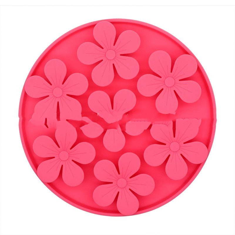 HKM-303635 Silicone Slow Food Suction Cup Pet Feeding Set for Cats and Dogs