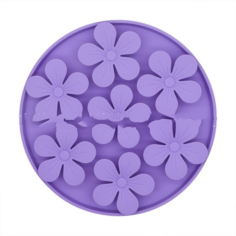 HKM-303635 Silicone Slow Food Suction Cup Pet Feeding Set for Cats and Dogs