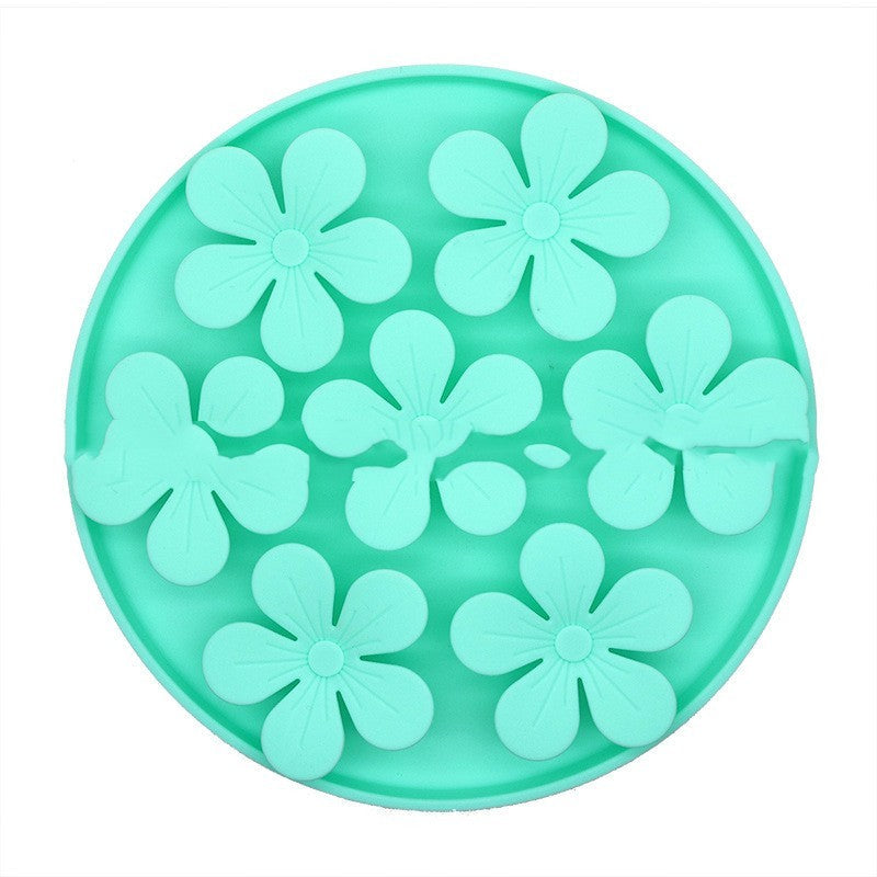 HKM-303635 Silicone Slow Food Suction Cup Pet Feeding Set for Cats and Dogs