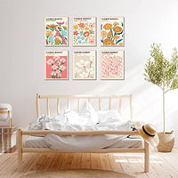 HKM-303763 Frameless Canvas Painting - Simple Plant Floral Wall Art Decor