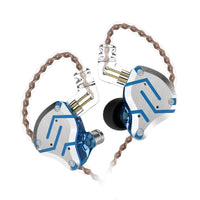 HKM-303827 In-Ear Metal Earphones with Gold-Plated 3.5mm Connector, 24Ω Impedance, 111dB Sensitivity, and 7-40000Hz Frequency Range