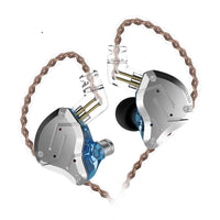 HKM-303827 In-Ear Metal Earphones with Gold-Plated 3.5mm Connector, 24Ω Impedance, 111dB Sensitivity, and 7-40000Hz Frequency Range