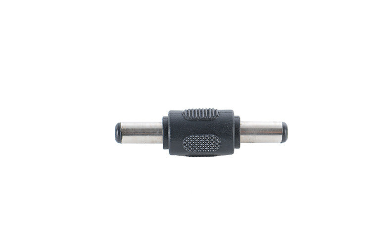 HKM-303955 DC5521 Male to Male Adapter for 5.5x2.1 Power Connection, Black PVC Molding