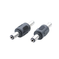 HKM-303955 DC5521 Male to Male Adapter for 5.5x2.1 Power Connection, Black PVC Molding