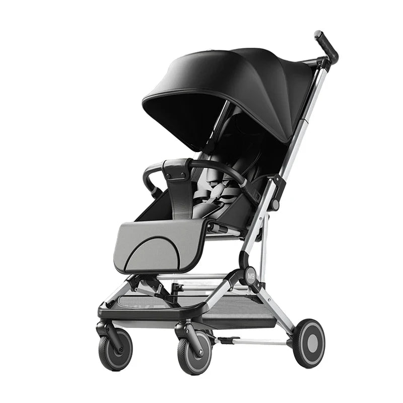 KTX-303955 Lightweight Folding Travel Baby Stroller with Detachable Canopy and Breathable Backrest