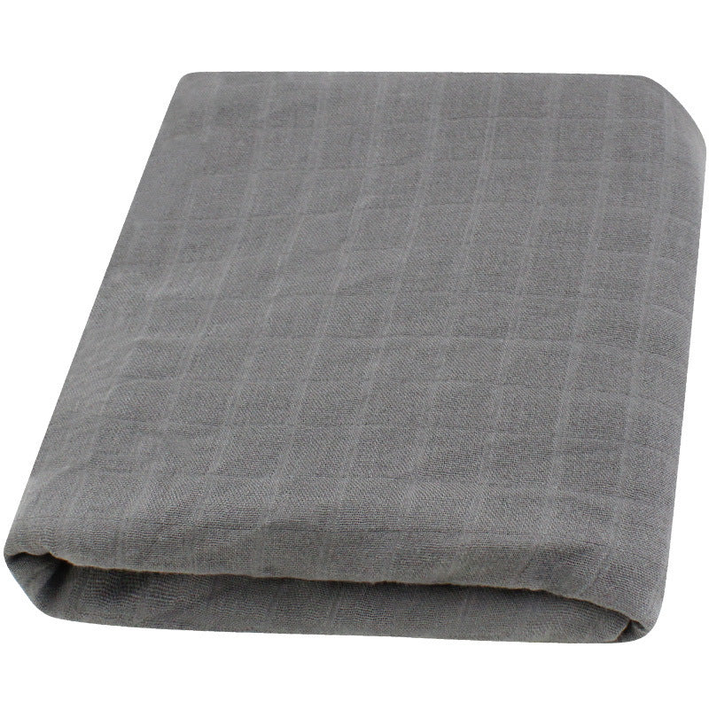 HKM-304083 Double-Layer Cotton Bamboo Gauze Quilt Blanket - Soft, Lightweight, 120x120cm