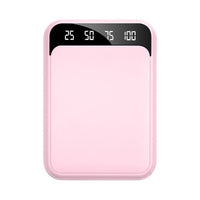 HKM-304147 Large Capacity 10000mAh Mirror Digital Display Power Bank - Multiple Colors Available