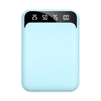 HKM-304147 Large Capacity 10000mAh Mirror Digital Display Power Bank - Multiple Colors Available