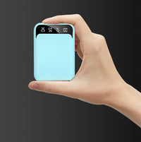 HKM-304147 Large Capacity 10000mAh Mirror Digital Display Power Bank - Multiple Colors Available