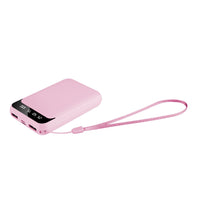 HKM-304147 Large Capacity 10000mAh Mirror Digital Display Power Bank - Multiple Colors Available