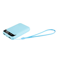 HKM-304147 Large Capacity 10000mAh Mirror Digital Display Power Bank - Multiple Colors Available