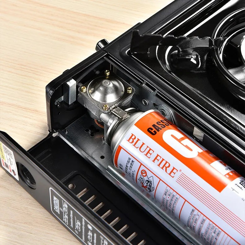 KTX-304275 Portable Manual Butane Gas Stove for Indoor and Outdoor Cooking, Customisable Logo Options