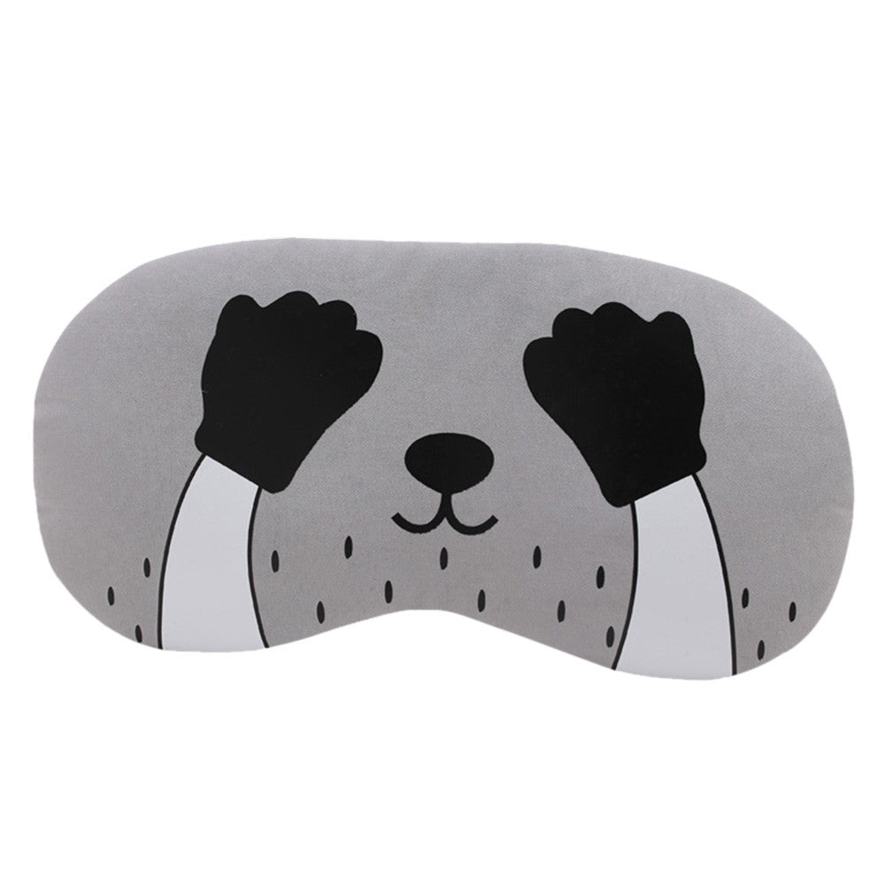 HKM-304595 Cartoon Blackout Eye Mask with Ice Pack – Comfortable Sleep and Eye Protection