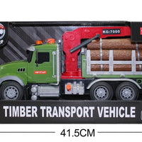 HKM-304723 1:12 Scale Plastic Pull Back Fire Truck Toy for Kids Ages 2 and Up