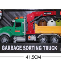 HKM-304723 1:12 Scale Plastic Pull Back Fire Truck Toy for Kids Ages 2 and Up