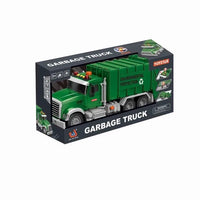 HKM-304723 1:12 Scale Plastic Pull Back Fire Truck Toy for Kids Ages 2 and Up