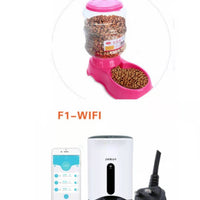 HKM-304787 Automatic 3.5L Pet Feeding and Water Dispenser for Dogs and Cats